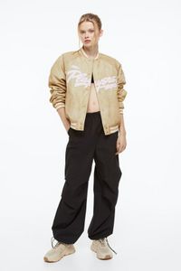 Embroidered baseball jacket offers at S$ 84.95 in H&M