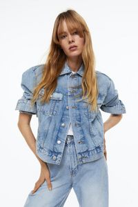 Short denim jacket offers at S$ 64.95 in H&M