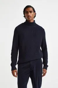 Regular Fit Polo-neck jumper offers at S$ 25 in H&M