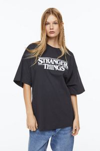Oversized printed T-shirt offers at S$ 19.95 in H&M