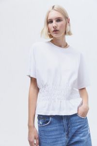 Smocked-waist top offers at S$ 19.95 in H&M