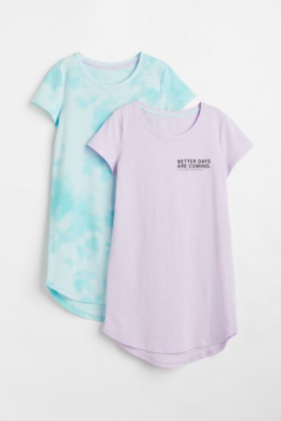 2-pack nightdresses offers at S$ 29.95 in H&M