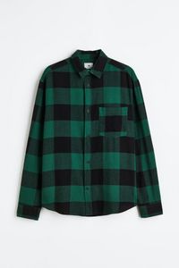 Relaxed Fit Flannel shirt offers at S$ 39.95 in H&M