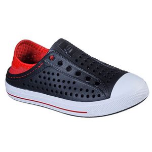 Skechers Boys Guzman Steps Foamies Shoes - 91995L-BKRD offers at S$ 39 in Skechers