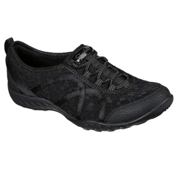 Skechers Womens Breathe-Easy Women's Active Shoes - 100065-BLK offers at S$ 39 in Skechers