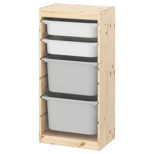Storage combination with boxes offers at S$ 78 in IKEA