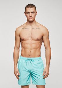 Cord plain swimming trunks offers at S$ 45.9 in HE by Mango
