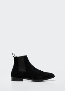 Leather Chelsea ankle boots offers at S$ 159.9 in HE by Mango