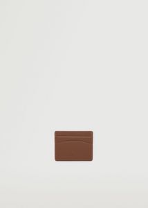 Anti-contactless leather-effect card holder offers at S$ 19.9 in HE by Mango