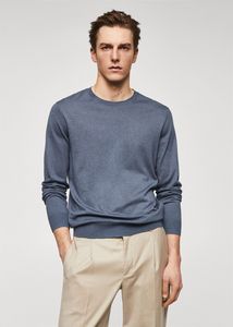 Modal cotton-blend sweater offers at S$ 69.9 in HE by Mango