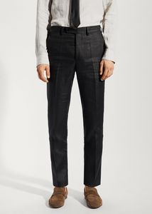 100% linen suit trousers offers at S$ 89.9 in HE by Mango