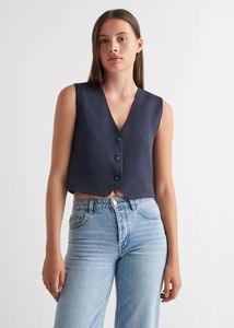 Suit waistcoat with buttons offers at S$ 69.9 in Mango