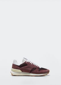 Lace-up suede sneakers offers at S$ 59.9 in Mango