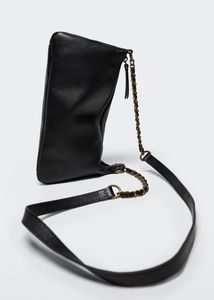 Pebbled leather bag offers at S$ 39.9 in Mango