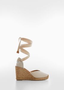 Wedge shoe with straps offers at S$ 49.9 in Mango