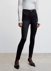 High-waist cotton-blend jeggings offers at S$ 35.9 in Mango