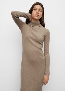 Turtle neck knit dress offers at S$ 18.9 in Mango