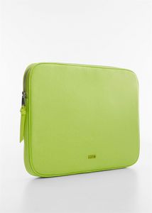 Double-compartment laptop case offers at S$ 19.9 in Mango