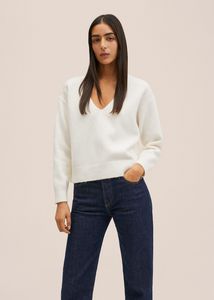 Beaded knitted sweater offers at S$ 59.9 in Mango