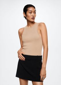 Belt miniskirt offers at S$ 29.9 in Mango