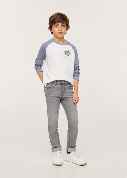 Printed long sleeve t-shirt offers at S$ 9.9 in Mango Kids