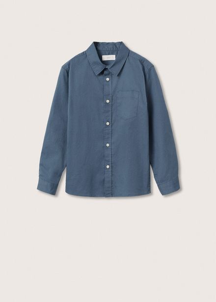 Cotton shirt offers at S$ 19.9 in Mango Kids