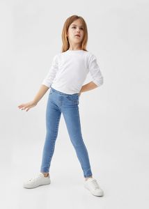 Elastic high-waist jeggings offers at S$ 29.9 in Mango Kids