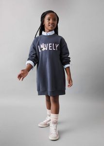 Minnie sweatshirt dress offers at S$ 18.9 in Mango Kids
