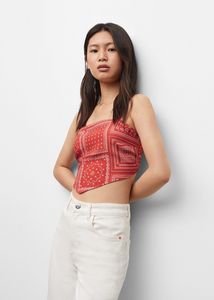 Paisley print top offers at S$ 25.9 in Mango Kids
