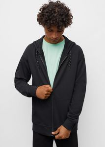 Zipped hoodie offers at S$ 17.9 in Mango Kids