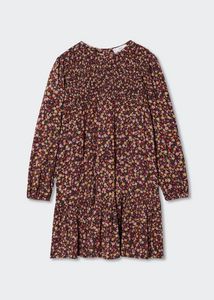 Floral print dress offers at S$ 18.9 in Mango Kids