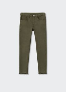 Skinny jeans with frayed hem  offers at S$ 19.9 in Mango Kids