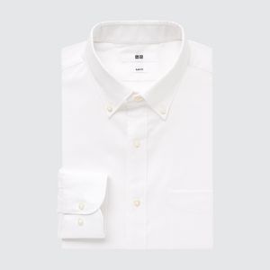 Easy Care Oxford Stretch Slim Fit Long Sleeve Shirt offers at S$ 29.9 in Uniqlo