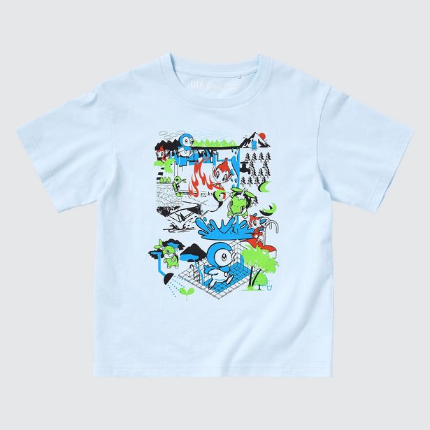 KIDS Pokemon UT (Short Sleeve Graphic T-Shirt) offers at S$ 7.9 in Uniqlo