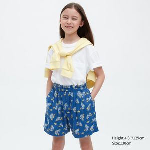 GIRLS Linen Blend Easy Shorts offers at S$ 9.9 in Uniqlo