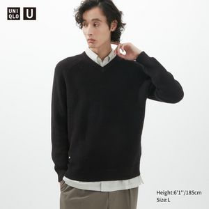 UNIQLO U V Neck Long Sleeve Sweater offers at S$ 19.9 in Uniqlo