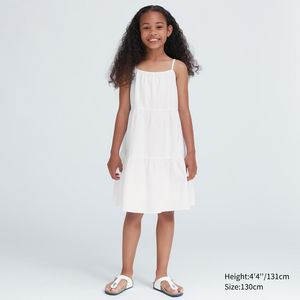 GIRLS Seersucker Camisole Dress offers at S$ 14.9 in Uniqlo