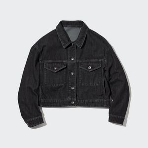 Denim Cropped Jacket offers at S$ 39.9 in Uniqlo