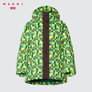 MARNI Down Oversized Hooded Coat (Printed) offers at S$ 79.9 in Uniqlo