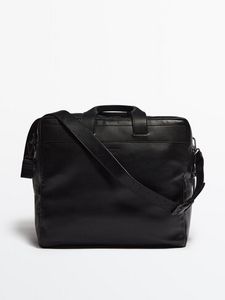Leather Weekender Bag - Studio offers at S$ 525 in Massimo Dutti