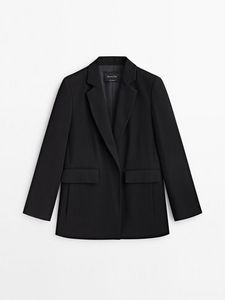 Crepe Suit Blazer offers at S$ 345 in Massimo Dutti