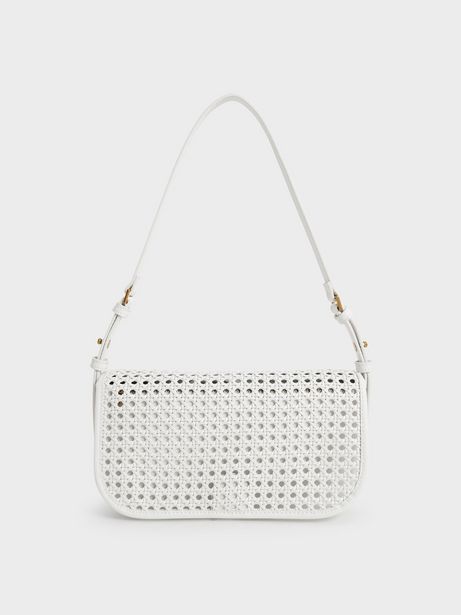 Woven Flap Shoulder Bag offers at S$ 63 in Charles & Keith