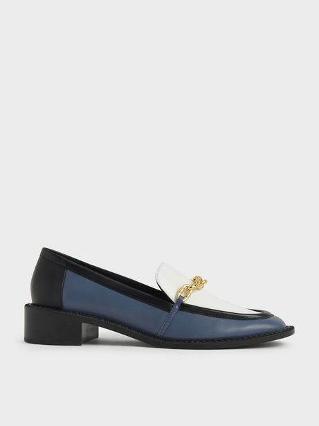 Chunky Chain Link Loafers offers at S$ 43 in Charles & Keith