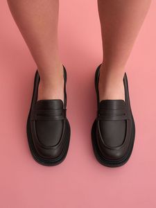 Classic Penny Loafers               - dark brown offers at S$ 46.1 in Charles & Keith