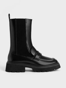 Penny Loafer Chelsea Boots offers at S$ 66 in Charles & Keith