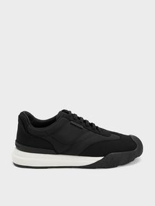 Microfibre & Nylon Low-Top Sneakers offers at S$ 69 in Charles & Keith