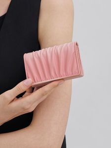 Aldora Ruched Card Holder               - light pink offers at S$ 16.1 in Charles & Keith