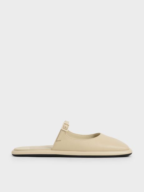 Square Toe Flat Mules offers at S$ 36 in Charles & Keith