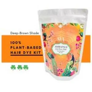 Amrapali Plant-Based Hair Dye Kit - Deep Brown Shade 150g offers at S$ 28.25 in Watsons