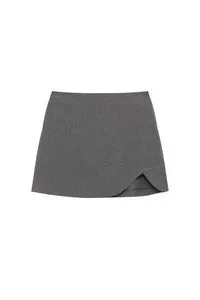 Mini skirt with wavy slit offers at S$ 24.9 in Pull & Bear